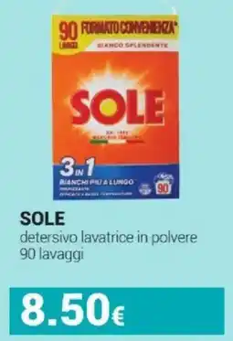 Tigotà SOLE detersivo lavatrice in polvere offerta
