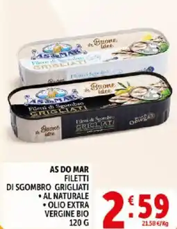 Deco Supermercati As do mar filetti di sgombro grigliati offerta