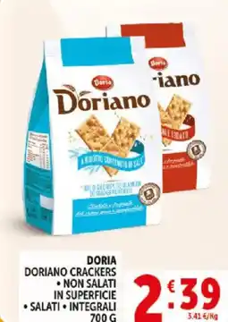 Deco Supermercati Doria doriano crackers offerta