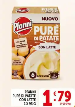 Deco Supermercati Pfanni purè di patate con latte offerta