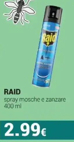 Tigotà RAID spray mosche e zanzare offerta