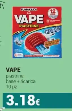 Tigotà VAPE piastrine base + ricarica 10 pz offerta