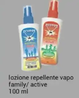 Tigotà XCUDOX lozione repellente vapo family/ active offerta