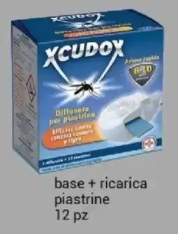Tigotà XCUDOX base + ricarica piastrine 12 pz offerta