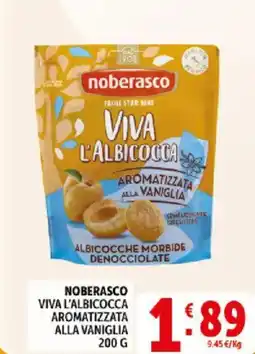Deco Supermercati Noberasco viva l'albicocca aromatizzata alla vaniglia offerta