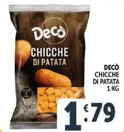 Deco Supermercati Decò chicche di patata offerta