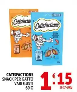Deco Supermercati Catisfactions snack per gatto offerta