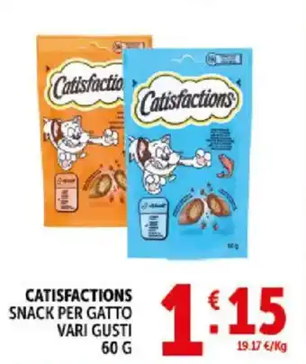 Deco Supermercati Catisfactions snack per gatto offerta