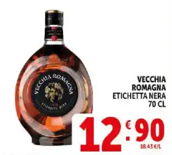 Deco Supermercati Vecchia romagna etichetta nera offerta