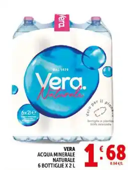 Deco Supermercati Vera acqua minerale naturale offerta