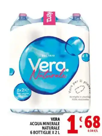 Deco Supermercati Vera acqua minerale naturale offerta