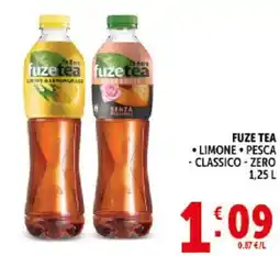 Deco Supermercati Fuze tea limone, pesca offerta