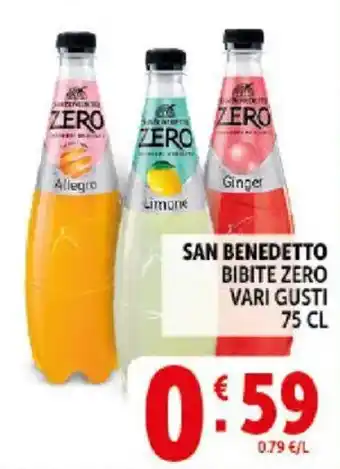 Deco Supermercati San benedetto bibite zero offerta