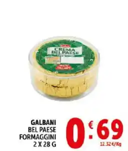 Deco Supermercati Galbani bel paese formaggini offerta