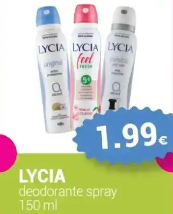 Tigotà LYCIA deodorante spray offerta