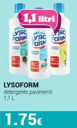 Tigotà LYSOFORM detergente pavimenti offerta