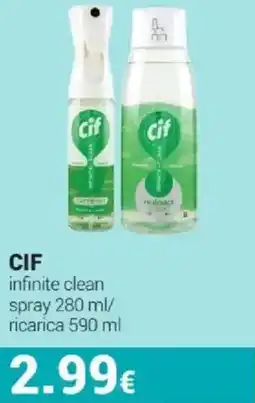 Tigotà CIF infinite clean spray / ricarica offerta