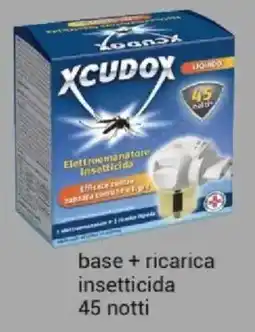 Tigotà XCUDOX base + ricarica insetticida 45 notti offerta