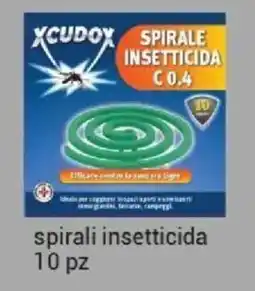 Tigotà XCUDOX spirali insetticida 10 pz offerta