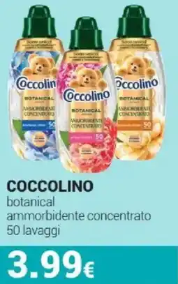Tigotà COCCOLINO botanical ammorbidente concentrato offerta