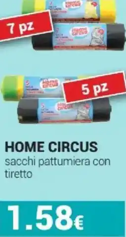 Tigotà HOME CIRCUS sacchi pattumiera con tiretto offerta