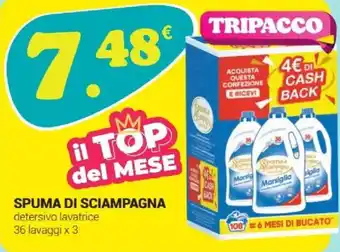 SPUMA DI SCIAMPAGNA detersivo lavatrice