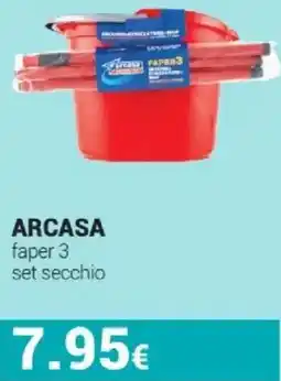 Tigotà ARCASA faper 3 set secchio offerta