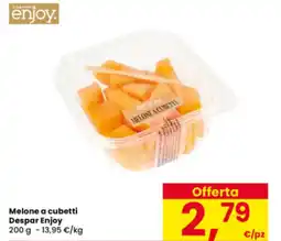 Interspar Melone a cubetti Despar Enjoy offerta