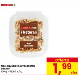 Interspar Noci sgusciate in vaschetta Despar offerta