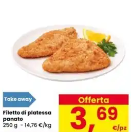 Interspar Filetto di platessa panato offerta