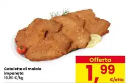 Interspar Cotoletta di maiale impanata offerta
