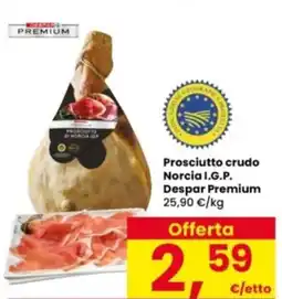 Interspar Prosciutto crudo Norcia I.G.P. Despar Premium offerta