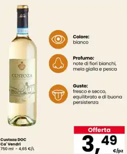 Interspar Custoza DOC Ca' Vendri offerta
