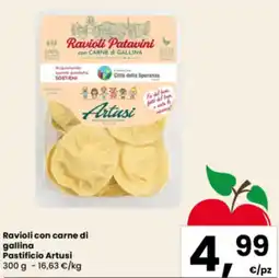 Interspar Ravioli con carne di gallina Pastificio Artusi offerta