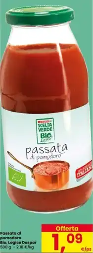 Interspar Passata di pomodoro Bio, Logico Despar offerta