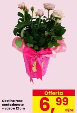 Interspar Cestino rose confezionate offerta