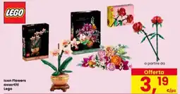 Interspar Icon Flowers Lego offerta