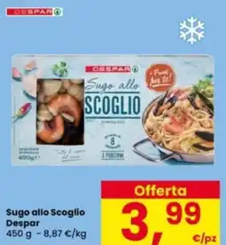 Interspar Sugo allo Scoglio Despar offerta