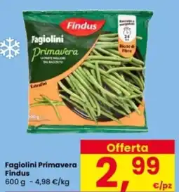 Interspar Fagiolini Primavera Findus offerta