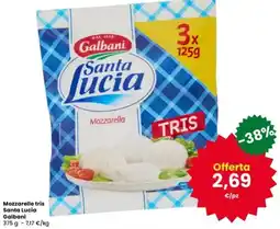 Interspar Mozzarella Santa Lucia Galbani offerta