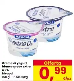 Interspar Crema di yogurt bianco greco extra 00% Mevgal offerta