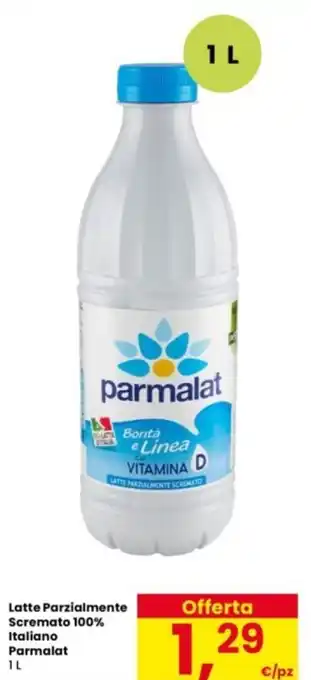 Latte Parzialmente Scremato 100% Italiano Parmalat