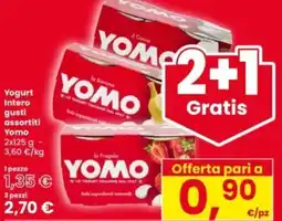 Interspar Yogurt Intero Yomo offerta