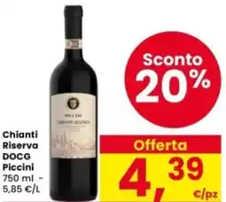 Interspar Chianti Riserva DOCG Piccini offerta
