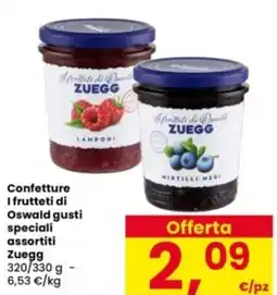 Interspar Confetture I frutteti di Oswald Zuegg offerta