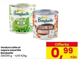 Interspar Verdure cotte al vapore assortite Bonduelle offerta