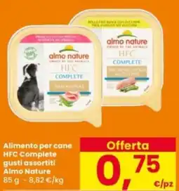 Interspar Alimento per cane HFC Complete Almo Nature offerta