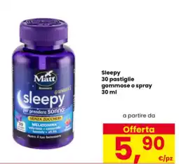 Interspar Sleepy 30 pastiglie gommose o spray offerta