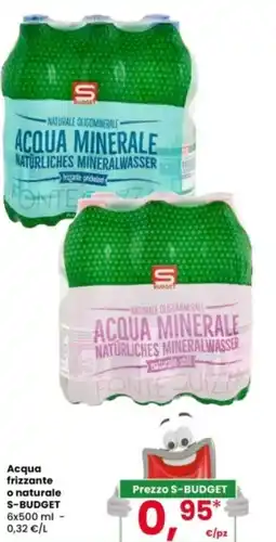 Interspar Acqua frizzante o naturale S-BUDGET offerta