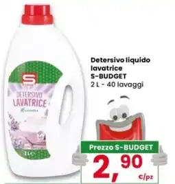 Interspar Detersivo liquido lavatrice S-BUDGET offerta